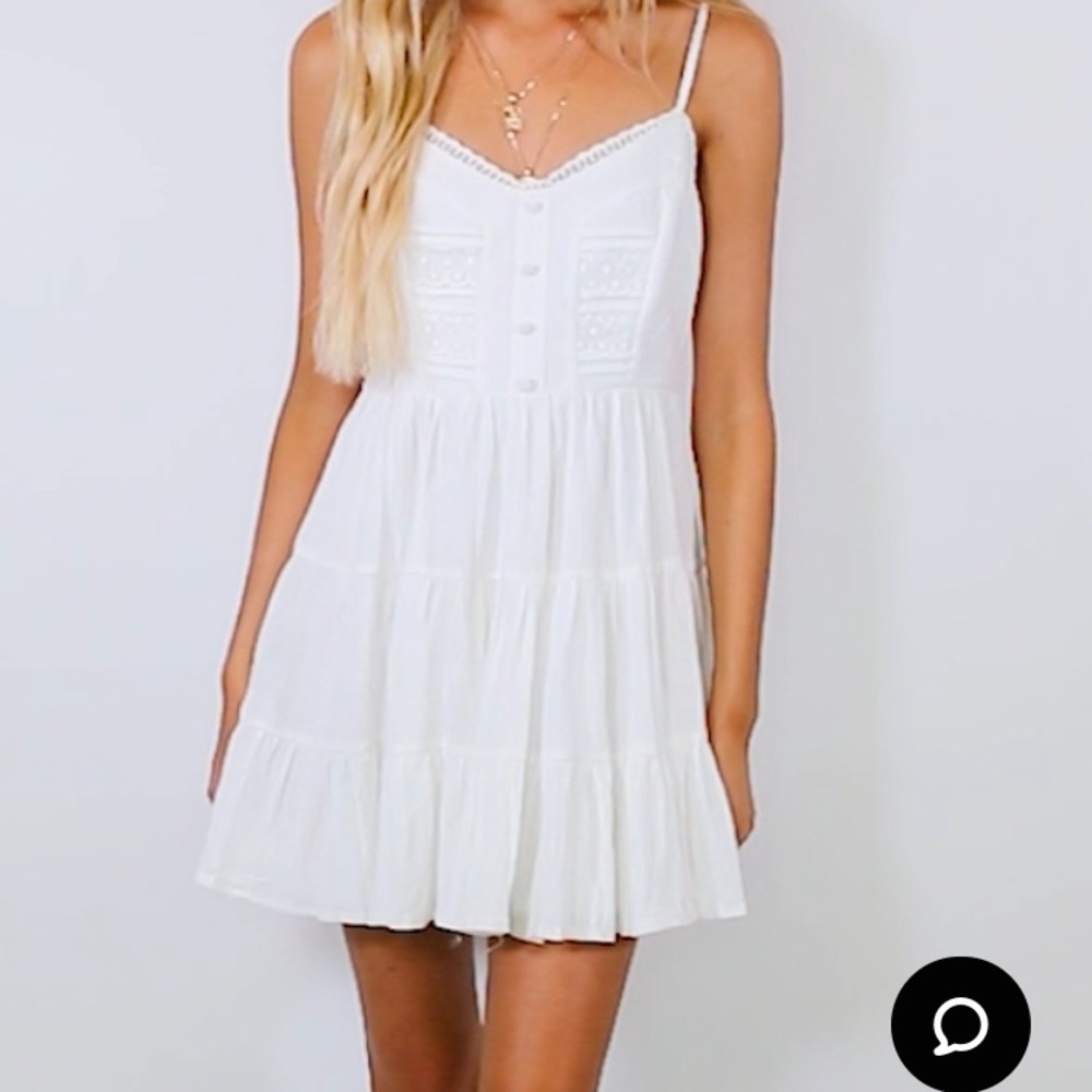 Dlaney mini dress white princess polly